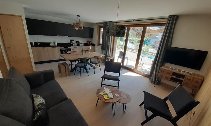 Saint-Chaffrey Apartment | Superbe appartement T3 4 étoiles terrasse accès spa