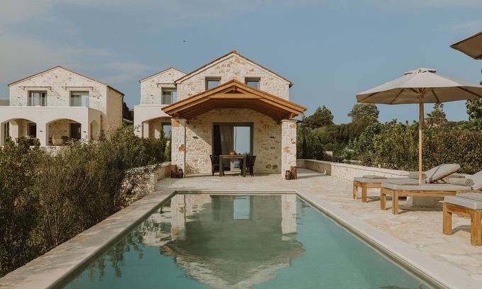Kanali Villa | Superior Attic Villa with private pool | Nama Seaside Villas