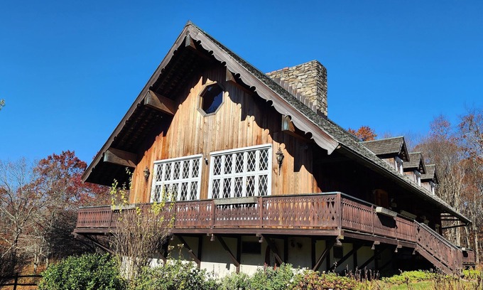 Watertown House | Swiss Chalet amidst sixteen acres in Litchfield Hills surrounded by land trust