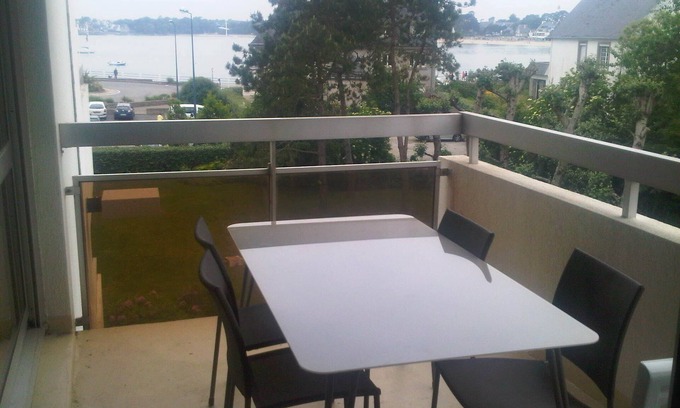 Benodet Apartment | T2 apartment, sea view, 150m beach and Bénodet spa, garage, terrace