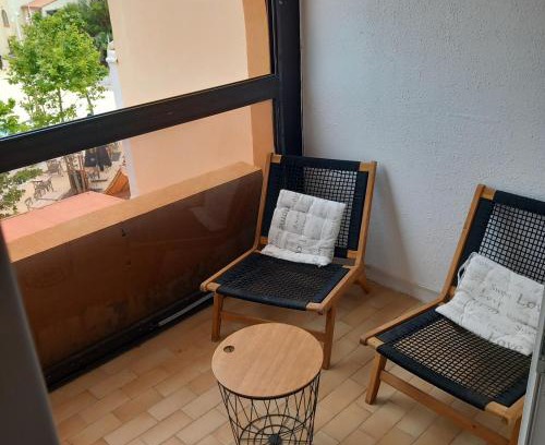 Port Leucate Apartment | T2 cabine Port-Leucate 4 personnes balcon climatisation parking