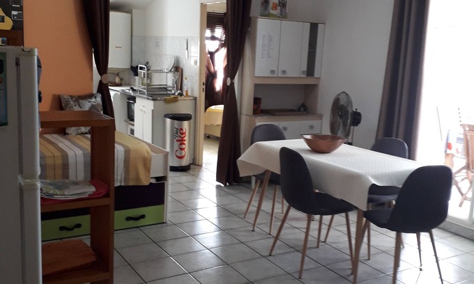 La Saline Les Bains Apartment | T2 spacious, bright in the tropics
