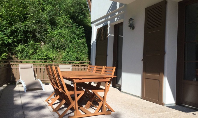 Ax-les-Thermes Apartment | T3 * stars 4/6 P terrace 300 m ski private parking-SAUNA ROOM SPORT wifi