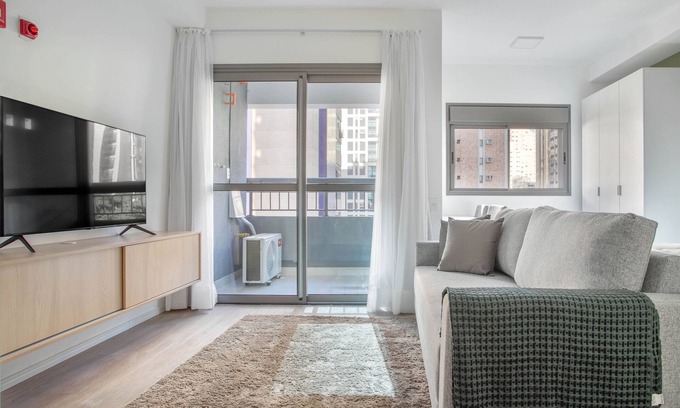 Indianopolis Apartment | Tabas by Blueground Z. Ibirapuera