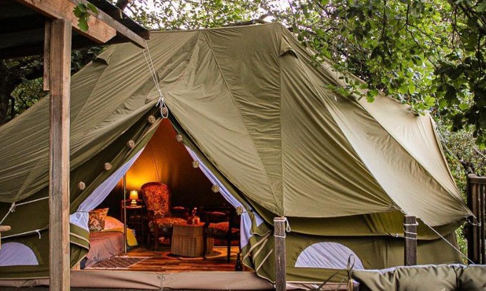 Anduze Other | TENTE HERISSON BOHEME 4 PERSONNES Camping Lou cantou Cévenol