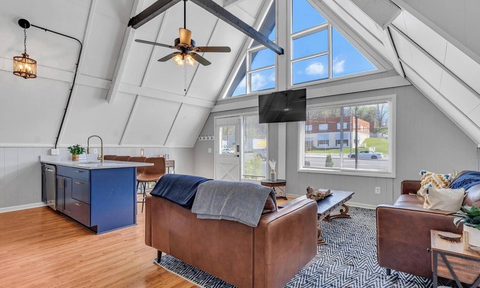 Bristol Ski Chalet | The A-Frame. Centrally located to downtown Bristol and the new Hard Rock Casino.