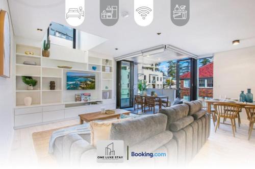 Manly Apartment | The Gilbert 2 Bedroom Luxury Apt By One Luxe Stay Serviced Apartment & Vacation Rental Manly BEACH, Northern Beaches, Sydney