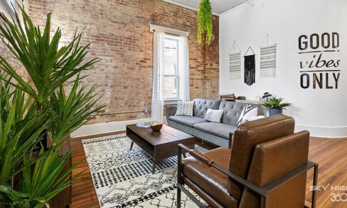 Siloam Springs Apartment | The Good Vibes Suite is perfect for that weekend getaway or an extended stay!