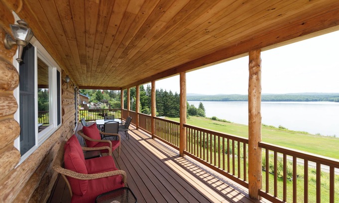 Pittsburg House | The Loon View overlooking Lake Francis.