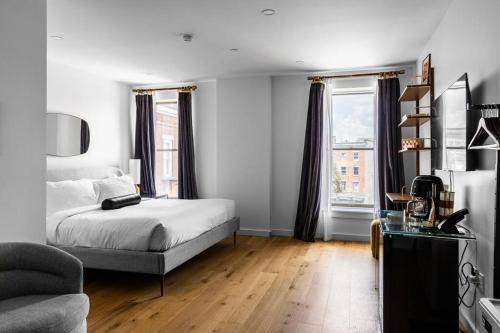 Bangor Apartment | The Phenix DTWN Historic Hotel, King Bed, Room # 307