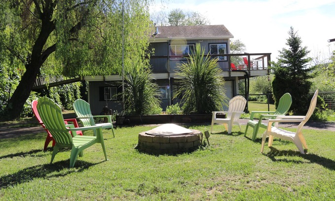 Duncans Mills House | The Red Gate: Riverfront Home, Hot Tub, Kayaks, Canoes, Views