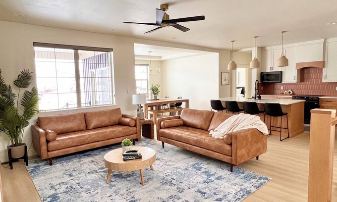 Lava Hot Springs House | Theater, Shuffleboard, Arcade! New Home Downtown Lava Sleeps 20+