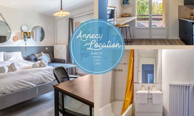 Novel Apartment | This apartment is a 0 bedroom(s), 1 bathrooms, located in ANNECY, Haute-Savoie.