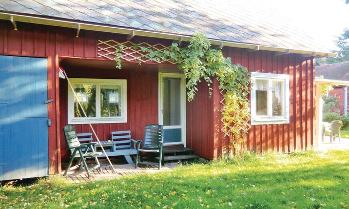 Stora Ror House | This cottage is surrounded by a beautiful garden and is close to good fishing and swimming spots.