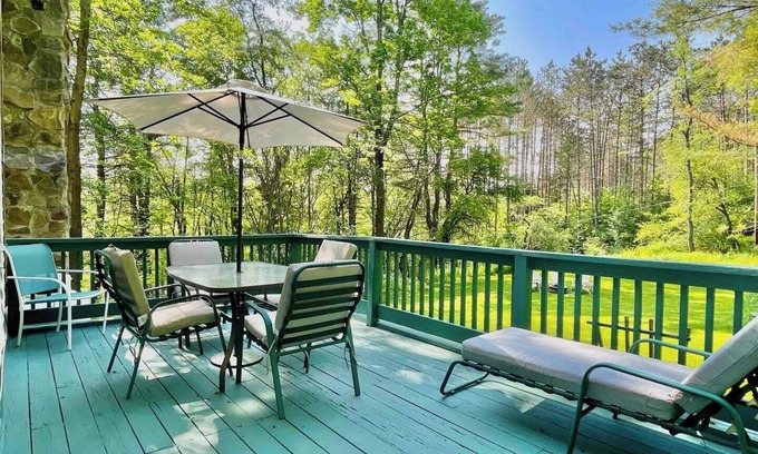 Oneonta House | This home offers a private escape for those seeking tranquility and nature