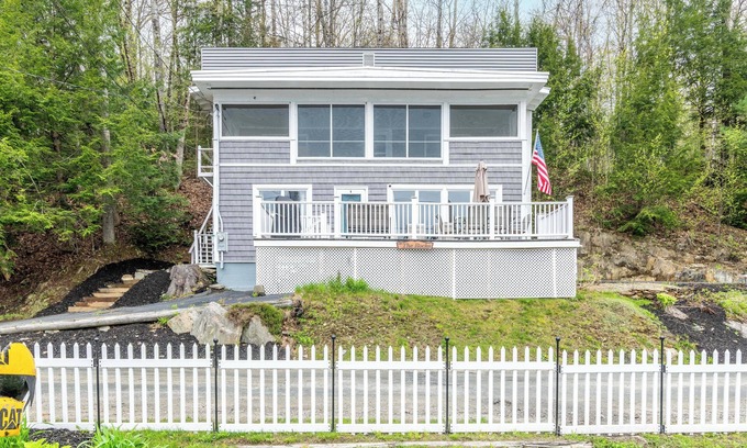 Littleton House | This newly renovated lake house is the perfect year-round getaway.