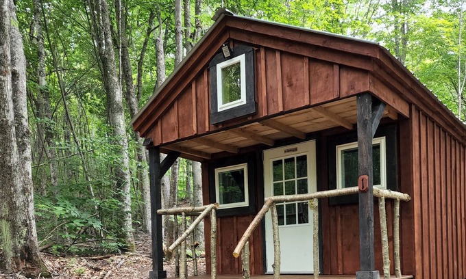 Errol Cabin | Tiny Cabin directly on atv trail in Errol, NH