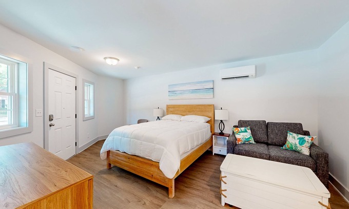 The Pines House | Town of Rehoboth Beach dog-friendly retreat with fast WiFi, AC, washer/dryer