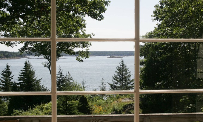 South Bristol Cottage | Traditional Maine Cottage with John's Bay Vistas: Cove and Bay Views