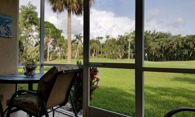 Bonita Springs Condo | Tranquil Oasis at Bonita Fairways on the 17th Hole Awaits You