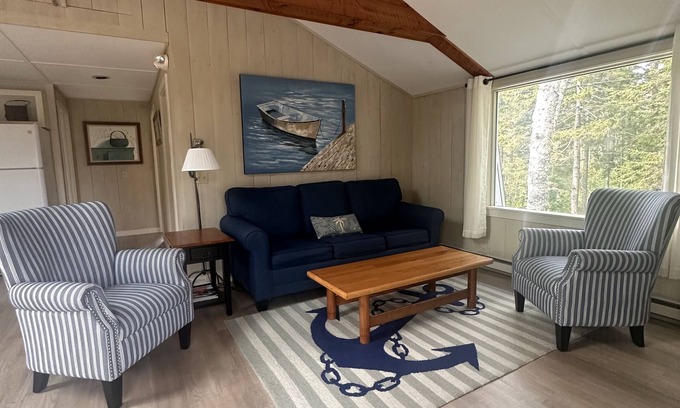 Tremont Apartment | Treetop retreat with access to kayaks and rowboat near Acadia National Park