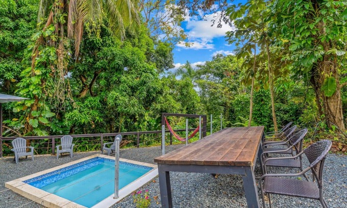Jimenez House | Tropical Paradise with Private Pool & Forest Views