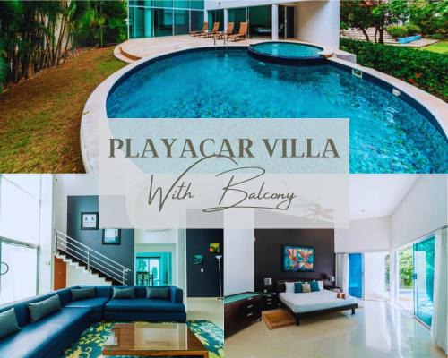 Playacar Villa | Tropical Private Pool Villa in Gated Upscale Area