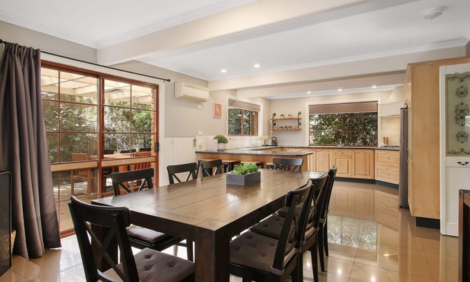 Bright House | Tudor House - Large Family Home with shared pool