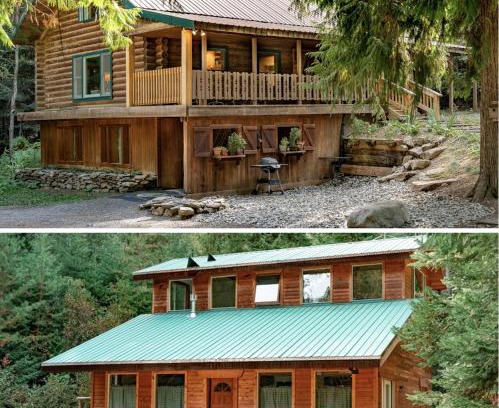 Blanchard House | Two Adjacent Cabins near Silverwood with Vintage Ice Cream Parlor & Movie Theater