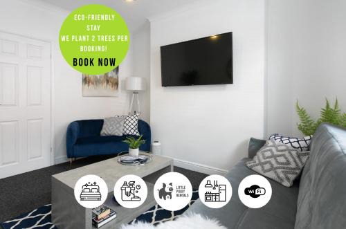 Chesterfield House | Two Bedroom House By Littlepiggyrentals Short Lets & Serviced Accommodation Chesterfield Central With Free Parking