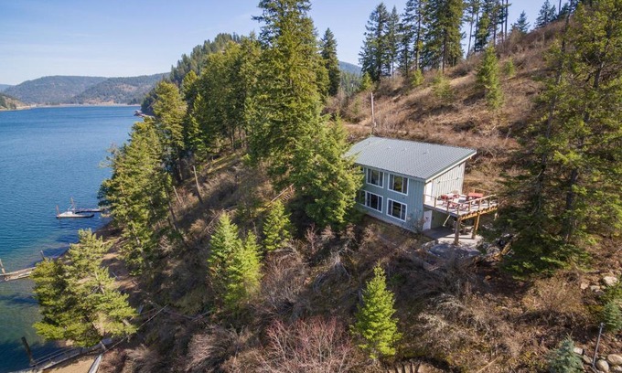 Coeur d'Alene House | Two Lakefront Homes - Main Home & Private Floating Home