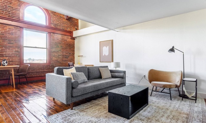 South End House | Two-level South End Loft w/Pool, Art Gallery, Steps to T by Blueground