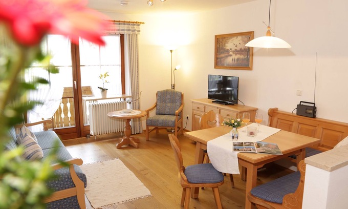 Piding Apartment | Type B-two-room-apartment 1st floor 40 sqm, 1 bedroom, balcony
