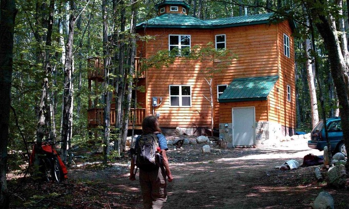 Beaver Island Bed & Breakfast | Unique, Attractive Hexagon Cedar Lodge in the Woods