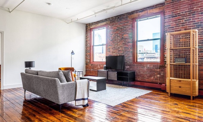 South End House | Unique South End Loft w/Pool, Art Gallery, Steps to T by Blueground