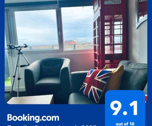 Everton Apartment | Unique view of Anfield stadium - Charming 2 bedroom apartment in Liverpool with parking