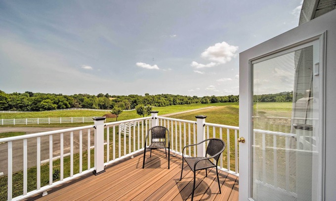 Berger Cottage | Updated Berger Cottage w/Pool, on a Private Farm!