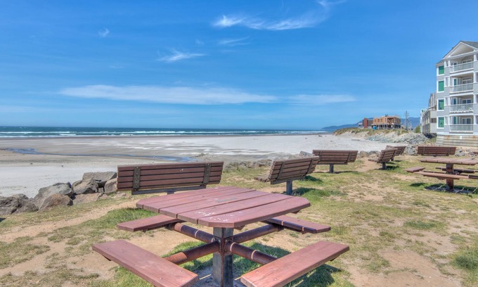 Rockaway Beach Condo | Updated Oceanfront Two-Bedroom Brings You Panoramic Rockaway Beach Views!