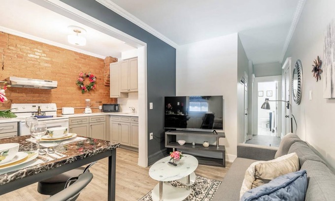 Central Hamilton Apartment | Upscale 2BR Apt with King Bed & Netflix