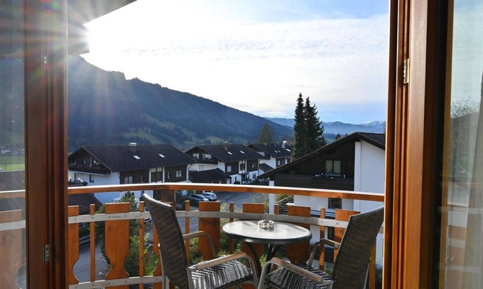 Bad Oberdorf Apartment | Vacation apartment no. 2 with south and east-facing balcony - Gästehaus Landgraf