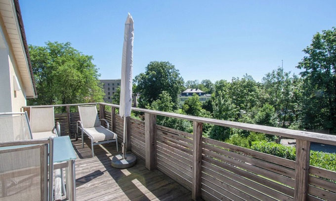 Bad Aibling Apartment | Vacation apartment 5, 50 sqm, top floor with south-facing balcony