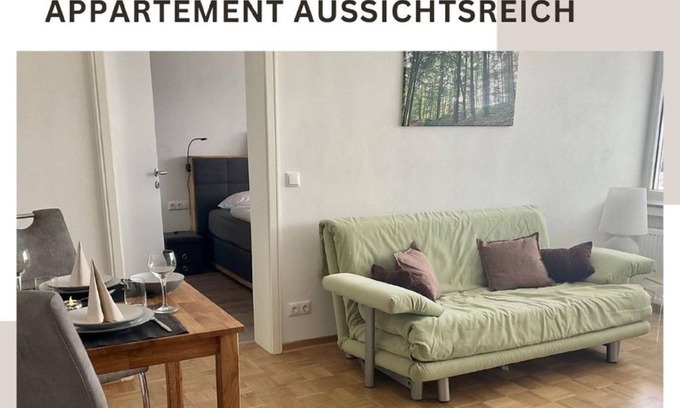 Bad Pyrmont Apartment | Vacation apartment "Aussichtsreich" - apartment/apartment, shower, WC, 1 bedroom