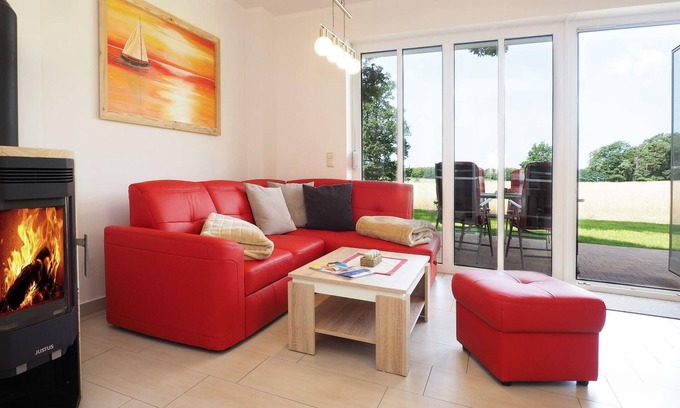 Korswandt House | Vacation home Birgit 6i - Family accommodation with fireplace
