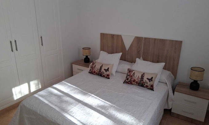 Corralejo Apartment | Vacation 'Ocean Dune' with Shared Pool, Private Terrace and Wi-Fi