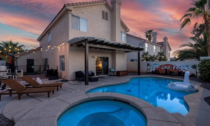 Green Valley North House | Vegas Game Haven Heated Pool! Near Airport & Strip