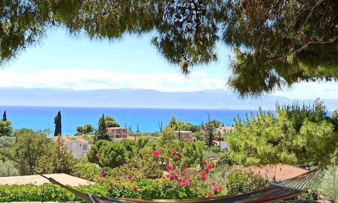 Kilada House | Ververonda penthouse with amazing sunset & sea view