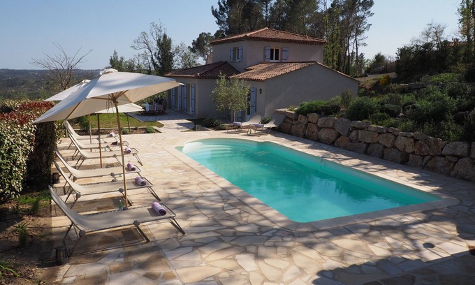 Fayence Villa | Very Spacious Villa With Stunning Views, Heated Pool and Air Conditionning