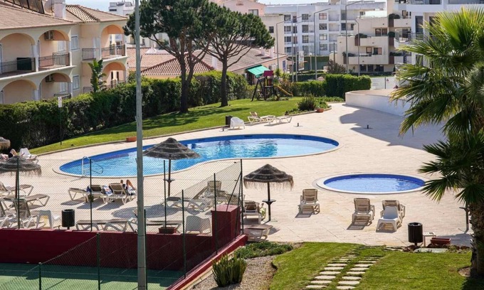 Olhos D'Agua Apartment | View Waves Apartment | Pool and Sea View & Tennis Court