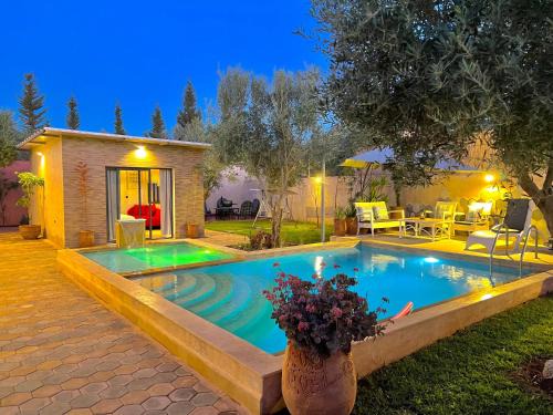 El Aggada Villa | Villa élégante à Marrakech avec jardin et piscine privée