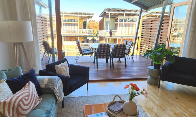 Normanville Villa | Villa 11 South Shores Resort, Normanville – with lagoon view & pool/beach access